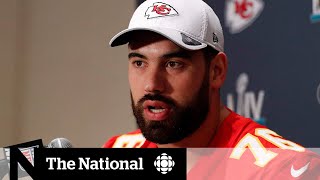 Laurent DuvernayTardif skips Super Bowl to care for COVID19 patients [upl. by Iva]