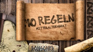 10 goldene Regeln für einen Mittelaltermarkt Besuch [upl. by Sarchet]