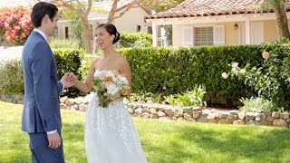 A Sunny CitrusThemed California Wedding  Martha Stewart Weddings [upl. by Alilad]