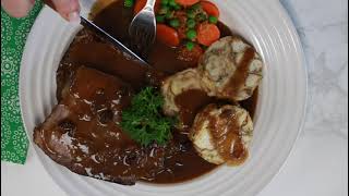 Sauerbraten Rhenish  Authentic German Sauerbraten Recipe [upl. by Lebama]