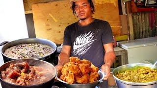 BOSS Of East Cooking Jamaica Worlds BEST Place to EAT Jamaica Not Shown [upl. by Inaffit]