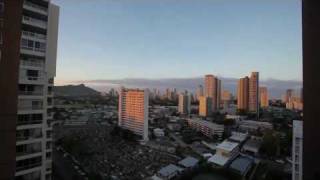 Honolulu Hawaii Tsunami Sirens Sound [upl. by Eitsyrc400]