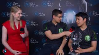 Fly and Ana  Interview with the winners Kiev Major 2017 [upl. by Snebur]