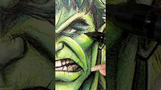 Dibujo un ✨PERSONAJE✨de 🔥MARVEL🔥 con la LETRA… A B C marvel hulk [upl. by Ernst256]