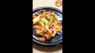 scrambled eggs with bacon  Rührei mit Speck [upl. by Irec]