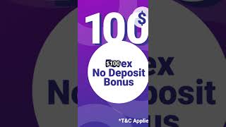 Get a 100 No Deposit Bonus Amount [upl. by Ilyse]