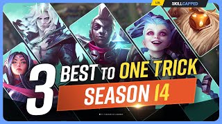 3 NEW BEST CHAMPIONS to ONE TRICK for EVERY Role  Season 14  League of Legends [upl. by Nylsoj]