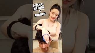 ASMR Barbershop Massage PartII asmr asmrsounds couplegoals relaxing [upl. by Erastes]