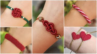 5 Bracelet Ideas  How To Make Bracelets  DIY Thread Bracelet  Creationampyou [upl. by Muryh]