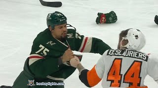 Nicolas Deslauriers vs Ryan Reaves Jan 26 2023 [upl. by Obbard]