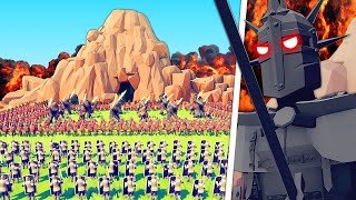 Leading A Medieval Army vs IMPOSSIBLE Mountain Fortress  TABS Gameplay [upl. by Hekking]