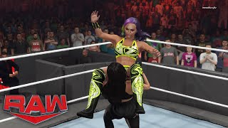 WWE 2K23 SONYA DEVILLE VS TEGAN NOX WINNER FACES SHOTZI AT MITB  Raw [upl. by Frederico]