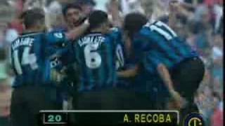 Recoba debut for Inter 31  8  1997 [upl. by Einnor]