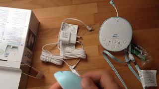 Ersteindruck Philips AVENT SCD56000 Babyphone [upl. by Enelrats]