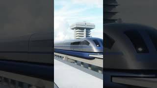 El Tren que Levita La Tecnología del Futuro en Movimiento🚄✨ shortsvideocurisosidadesholaexplora [upl. by Anifad]