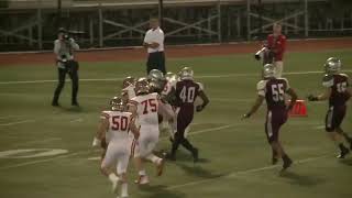 Bergen Catholic vs St Peter’s Prep Rahmir Johnson runs for 39 yards [upl. by Llewon]