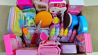 huge stationery collection collection of pencil case cute stationery pen mobile eraser notebook [upl. by Windzer]