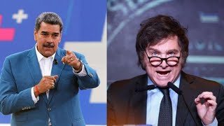 MADURO se BURLA de MILEI después de quotGANARquot las elecciones 2024 habla en contra de Argentina [upl. by Aiam369]