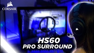 REVIEW CORSAIR HS60 PRO SUNRROUND COMPLETO  O QUE EU ACHEI [upl. by Lahcim408]