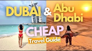 Dubai amp Abu Dhabi Budget Travel Guide w Costs amp Itinerary 2024 • ₱15000 for 4 DAYS [upl. by Esiole427]