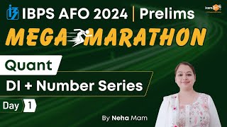 IBPS AFO 2023  Mega Marathon  IBPS AFO Quant Classes  DI  Number Series  By Neha Mam [upl. by Arol840]