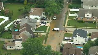 Large water main break on Long Island [upl. by Hotze695]