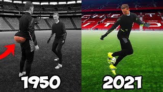 Football Skills from 1950 to 2021  THE EVOLUTION OF FOOTBALL SKILLS [upl. by Harness]