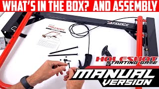 Holeshot Motocross Practice Starting Gate MANUAL VERSION  Open Box amp Assembly Video By Risk Racing [upl. by Howes603]