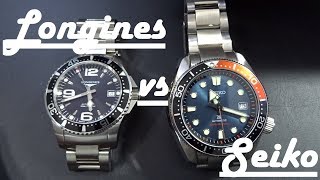 Seiko Twilight SPB097J1 vs Longines Hydroconquest 39mm [upl. by Petulia392]