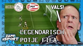 LEGENDARISCHE GOAL MET FIFA I RON AJAX VS STEFANO PINNA PSV OP NINTENDO 64 I ZAPPESPORT [upl. by Namron]