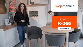 To tapicerowane krzesło idealne do jadalni  Krzesło K266 [upl. by Eninej531]