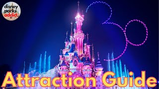 Disneyland Paris Park ATTRACTION GUIDE  2022  All Rides amp Shows  30th Anniversary [upl. by Boles733]