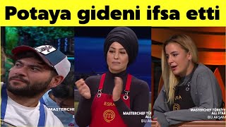 MASTERCHEF ALL STAR YANLIŞLIKLA POTAYA GİDENİ İFŞA ETTİ [upl. by Celestina]