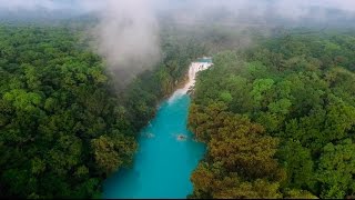 Cascada El Meco desde el aire para Huaxtecacom [upl. by Hpeseoj]