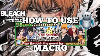 How to use JITBIT MACRO RECORDER Limited Time Quest  BLEACH BRAVE SOULS [upl. by Nimoynib]