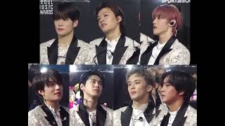 NCT 127 reaction winning daesang  SMA 2021 [upl. by Isied]