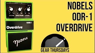 Nobels ODR1 Overdrive Pedal  Guitar Effects Gear Demos [upl. by Macario]