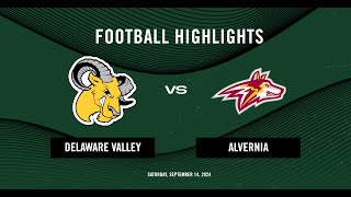 Football vs Alvernia  Highlights 9142024 [upl. by Issirk769]