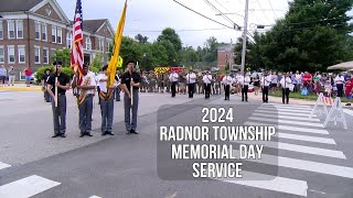 2024 Radnor Township Memorial Day Ceremony [upl. by Eirrot503]