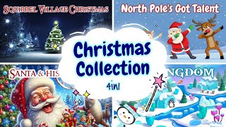 Sleep Meditations for Kids  CHRISTMAS COLLECTION 4in1  Sleep Stories for Children [upl. by Tatum]