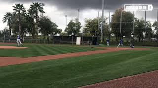 Dodgers Spring Training Joe Kelly throws Live BP to Alex Verdugo Gavin Lux [upl. by Damarra]