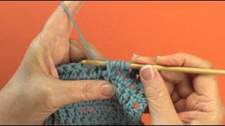 Front Post Double Treble Crochet Technique [upl. by Llerdnek]