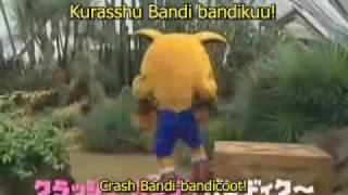 Crash Bandicoot Japanese Music Video クラッシュ万事休す Translated  Lyrics [upl. by Notla]