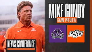 Mike Gundy News Conference 82423 [upl. by Enihpled766]