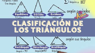 Clasificación TRIANGULOS 𝔼𝕢𝕦𝕚𝕝𝕒𝕥𝕖𝕣𝕠 𝕀𝕤𝕠𝕤𝕔𝕖𝕝𝕖𝕤 𝔼𝕤𝕔𝕒𝕝𝕖𝕟𝕠 Tipos de triángulos ▲ ▽ ◭ ⧩ [upl. by Lihp]