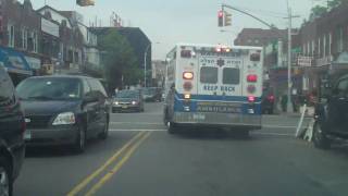 BORO PARK HATZOLAH EMS NEW B02 RESPONDING TO A CALL [upl. by Ellennej]