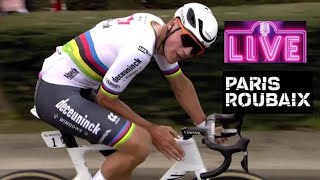 Van Der Poel concede il bis alla Roubaix  LIVE REACTION Parigi Roubaix 2024 [upl. by Maggee286]