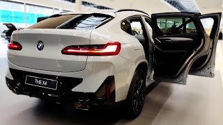 2024 BMW X4 xDrive 20i M Sport luxury coupe SUV  Review Interior amp Exterior [upl. by Nylasor]