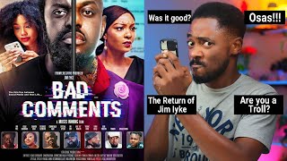 Bad Comments FULL MOVIE Was it good Holes in the story Online Trolls the Return of Jim Iyke [upl. by Lymann]