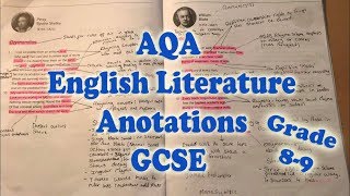 GCSE English Litrature Poems Annotated Grade 9 Analysis [upl. by Smoht]